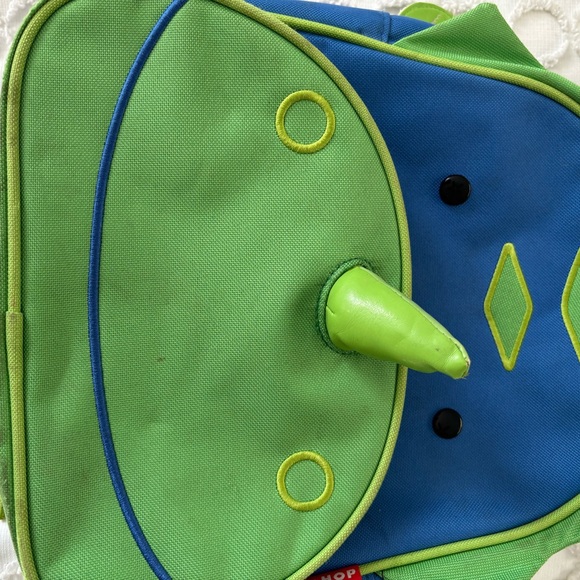 Carter's Green and Blue Dinosaur Kids Backpack - Picture 2 of 7